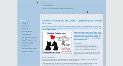Desktop Screenshot of mdpetdaddy.com